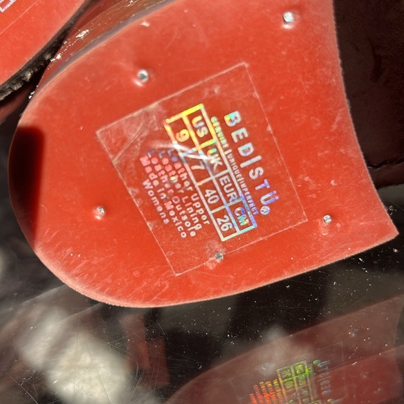 Sz 9 • Bed Stu Women's Aldina Boots - Teak Rustic Tremolo - Picture 9 of 11